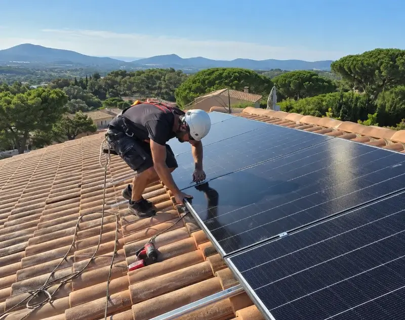 Installateur panneaux solaires Lourmarin — pose photovoltaïque sur toiture